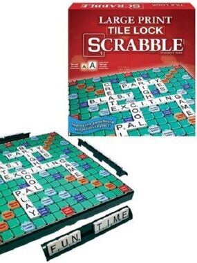 Scrabble Tile Lock – Large Print Edition